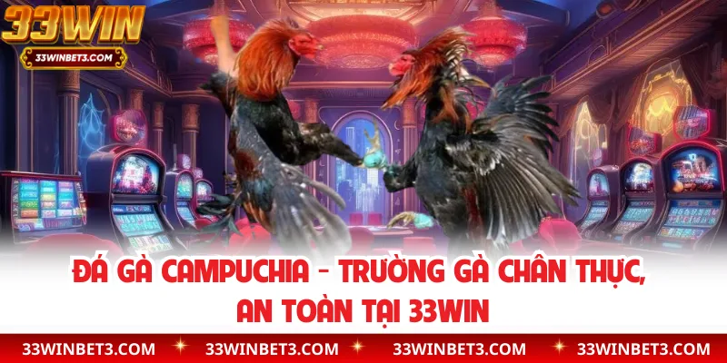 Đá Gà Campuchia - Trường Gà Chân Thực, An Toàn Tại 33WIN